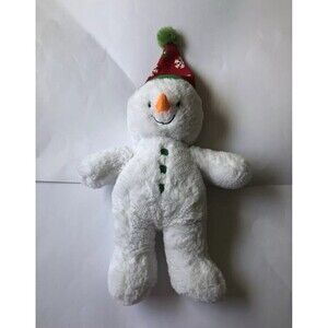 Build A Bear 16” Holiday Snowman Plush Soft Stuffed Animal Toy - Christmas